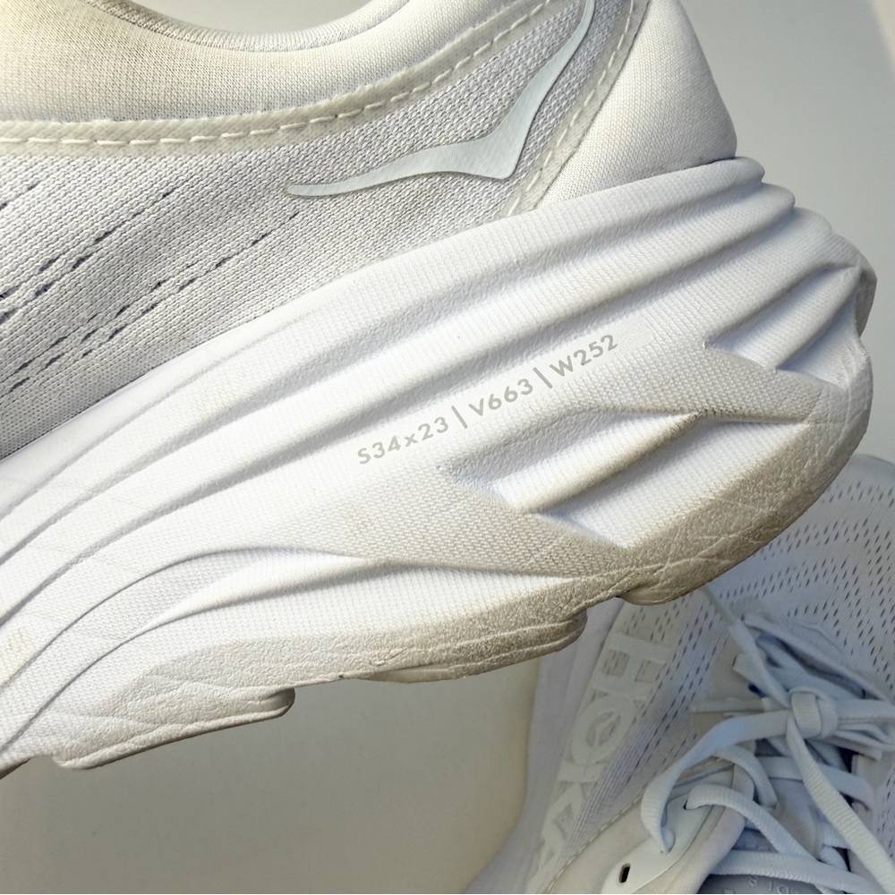 Hoka Bondi 8 White Running Sneakers Women’s 10 - Picture 6 of 13